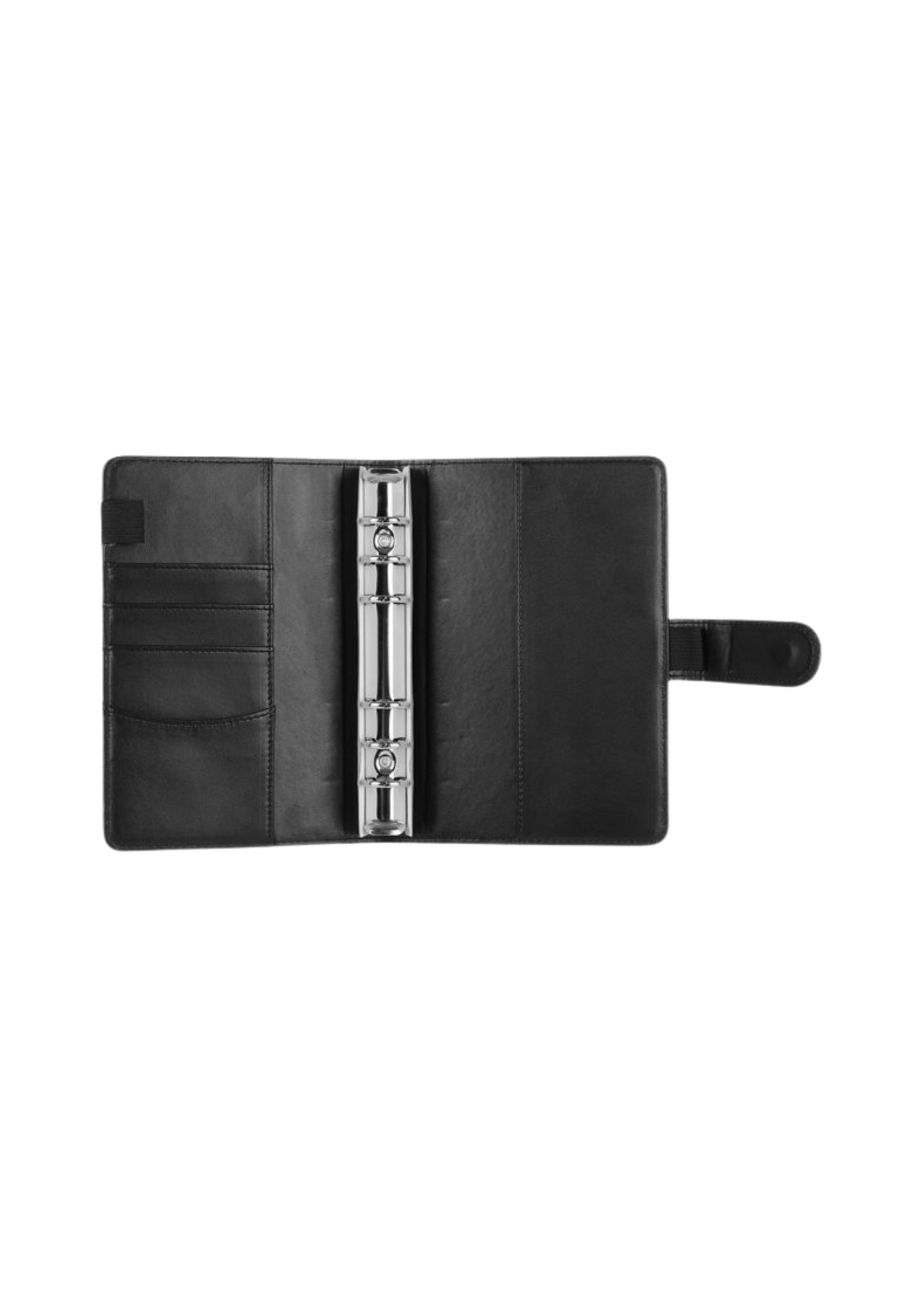 A6 Binder i klassisk stil i pu-læder med magnetlukning