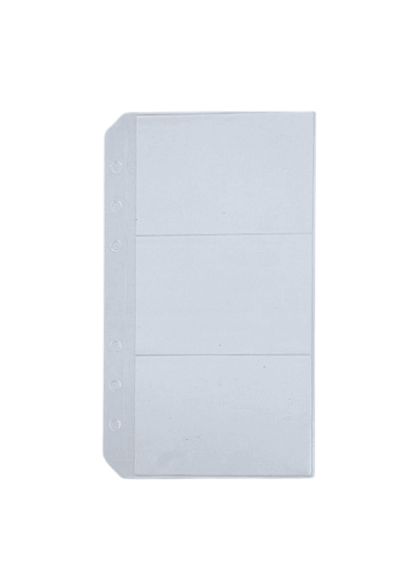 Kreditkortlomme med 3 rum - mål: H: 18cm / B: 10,5cm